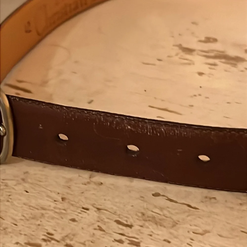 Vintage Christian Dior ladies leather belt